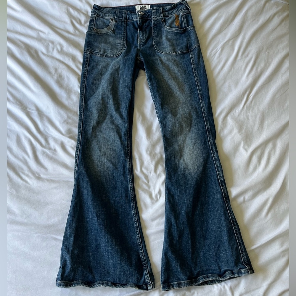UO BDG low/mid-rise flare jeans